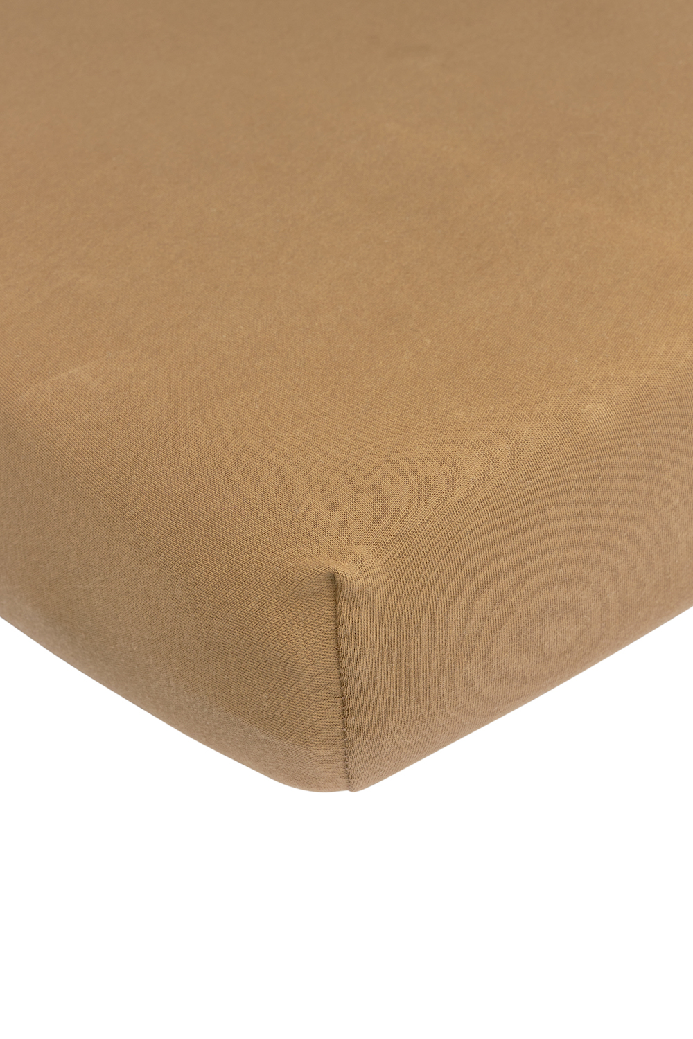 Fitted sheet juniorbed Uni - toffee - 70x140/150cm