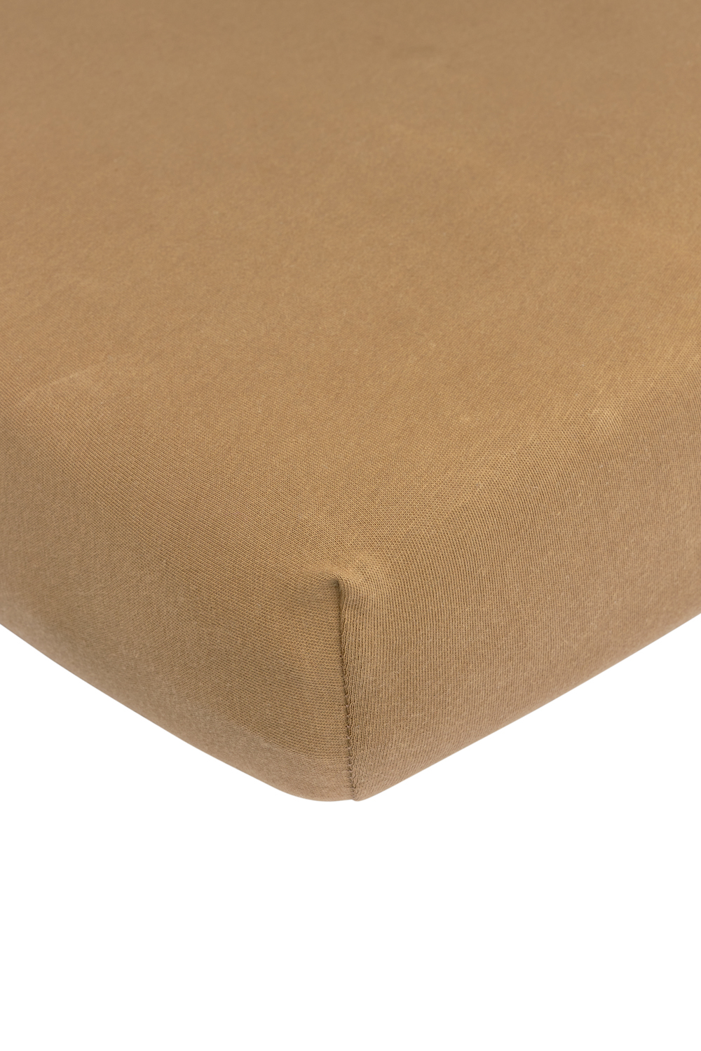 Hoeslaken juniorbed Uni - toffee - 70x140/150cm