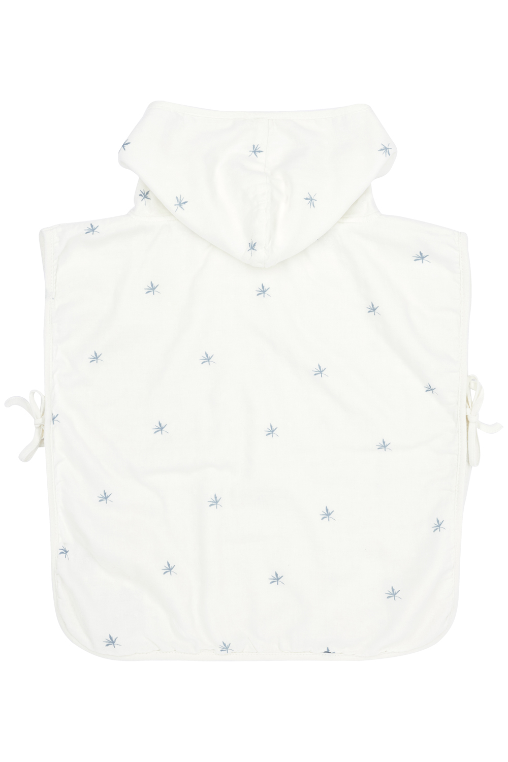 Bath poncho bamboo muslin Ibiza - denim - 3-5 years