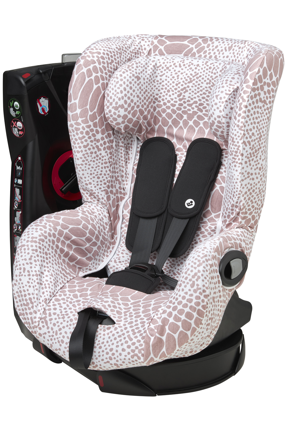 Kindersitzbezug Snake - lilac - Gruppe 1+ inkl. Kopfst√ºtze