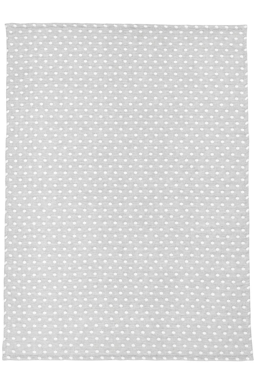 Wiegdeken Little Dots - grey - 75x100cm