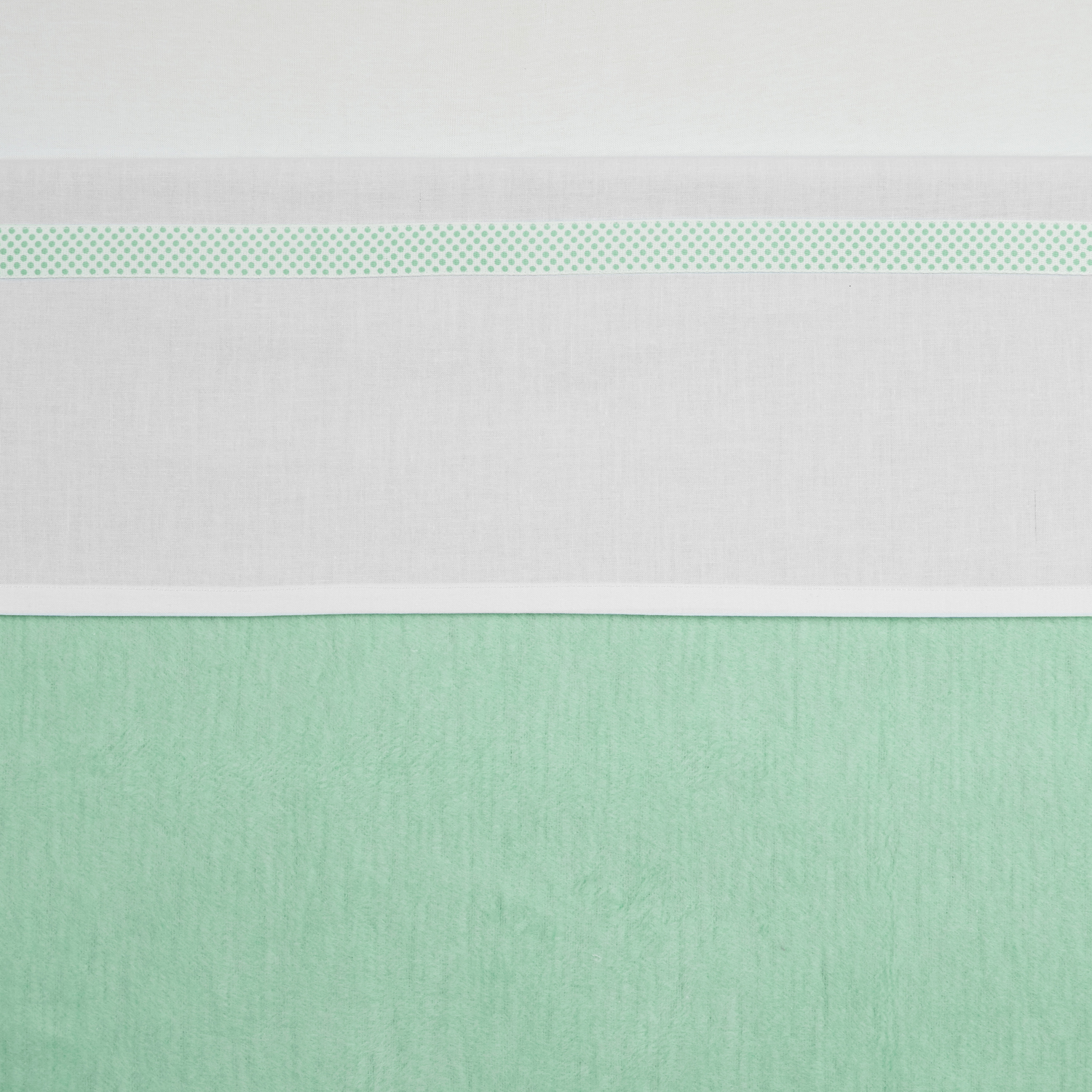 Wieglaken Stip - new mint - 75x100cm