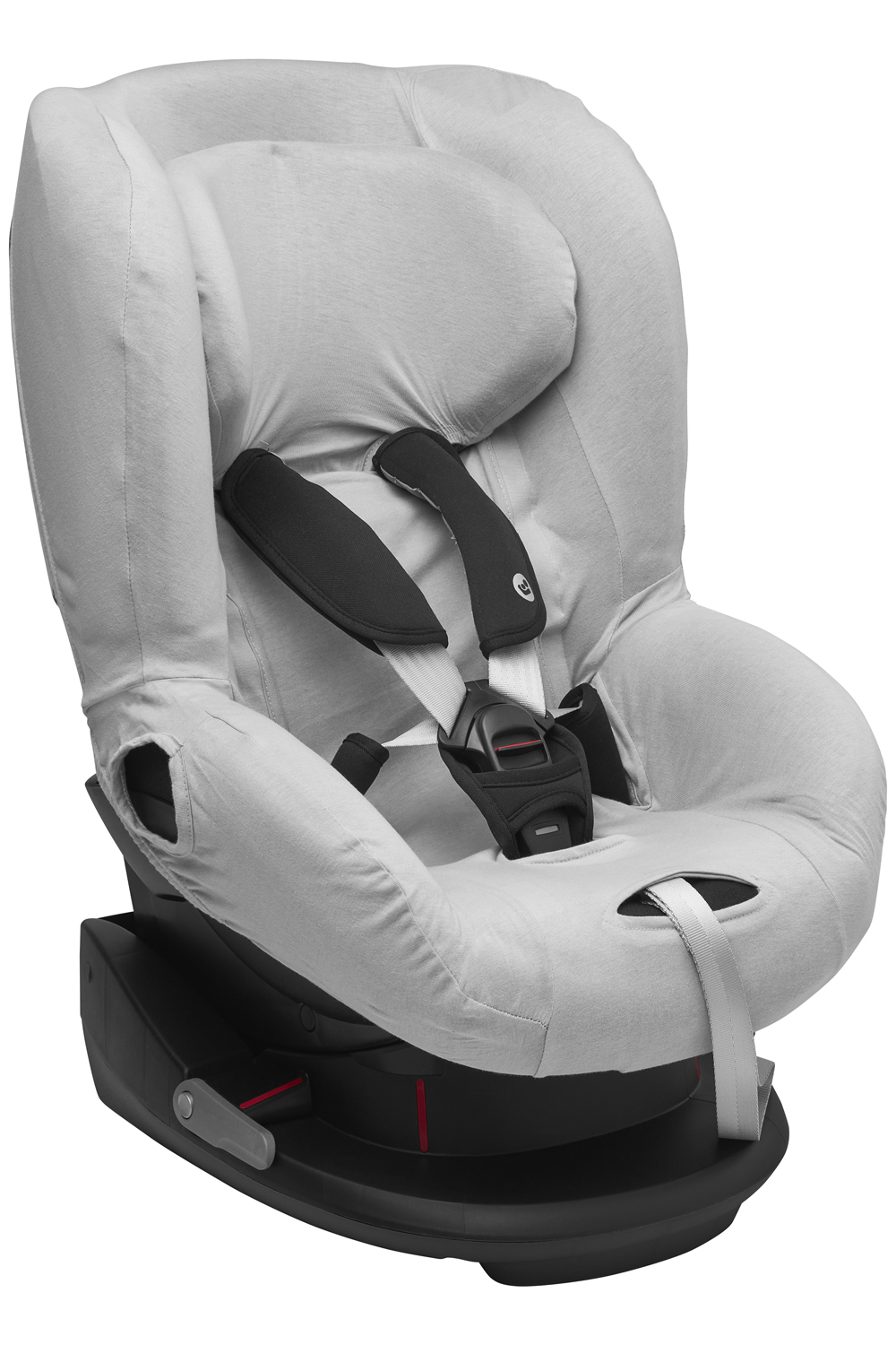 Autostoelhoes Uni - light grey - Groep 1+ incl. hoofdsteun