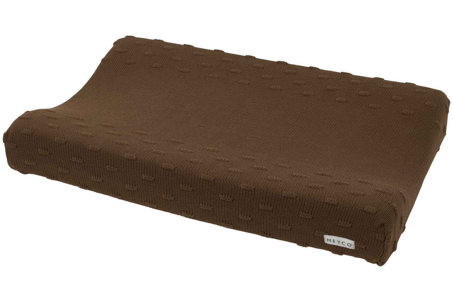 Changing mat cover Knots - chocolate - 50x70cm