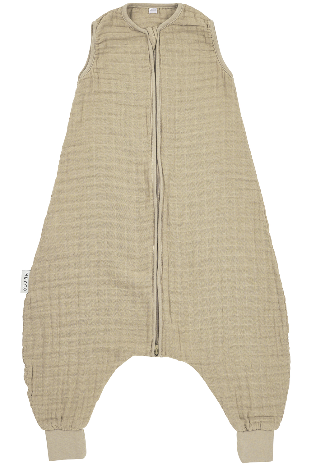 Baby summer sleep overall jumper pre-washed muslin Uni - sand - 92cm - 0.5 TOG