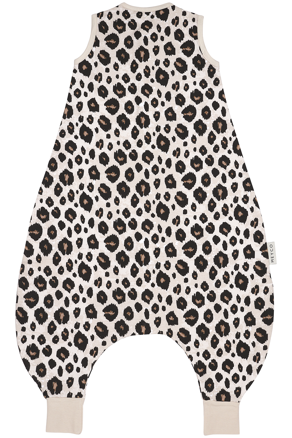 Baby summer sleep overall jumper Leopard - sand melange - 92cm