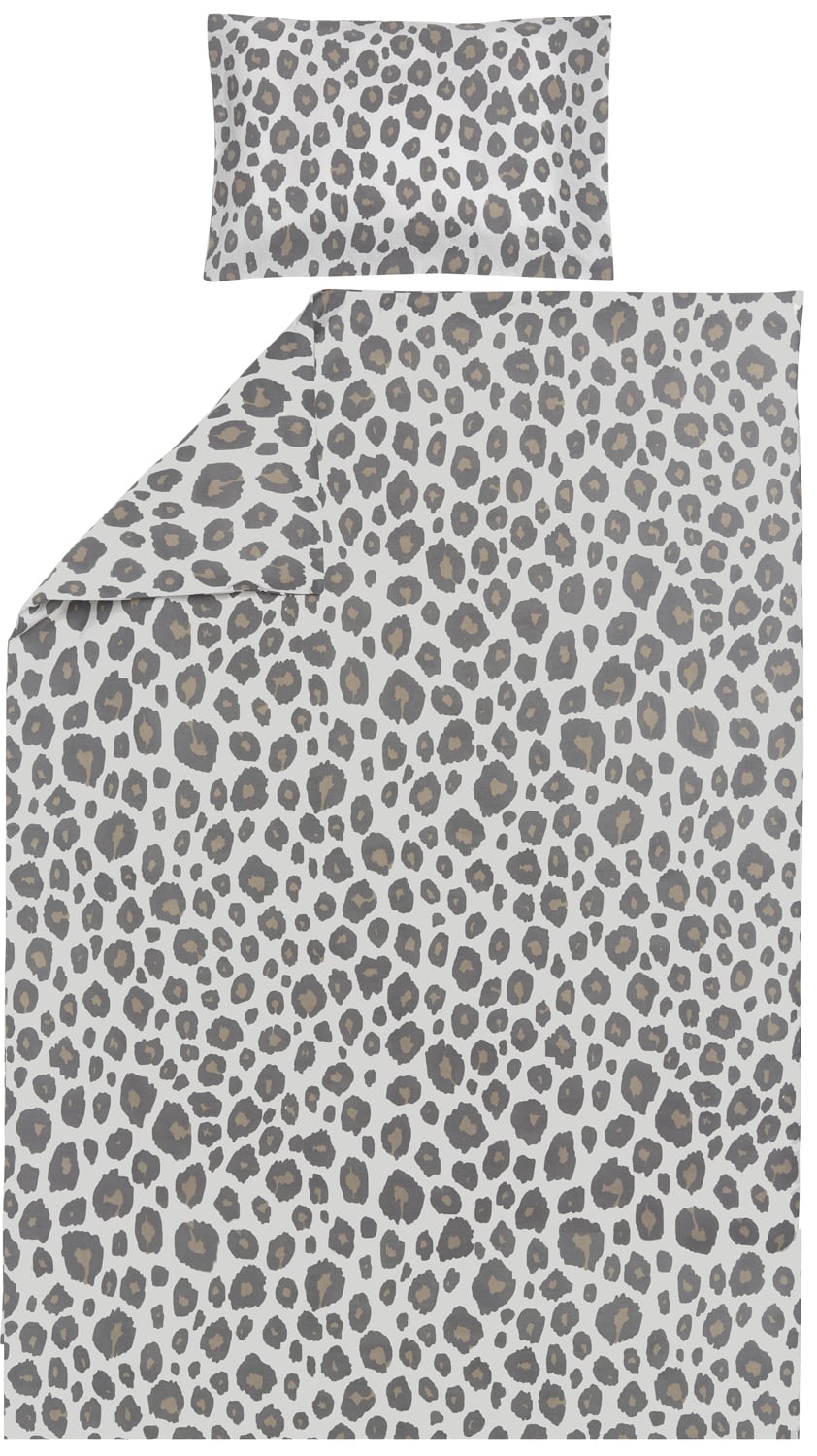 Dekbedovertrek 1-persoons Panter Neutral (140x200/220cm)