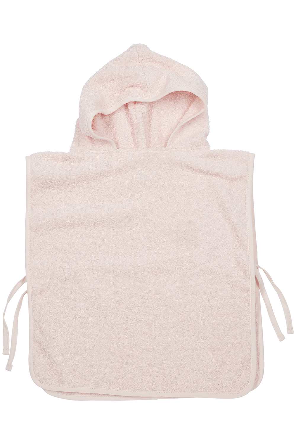 Badeponcho frottee Uni - soft pink - 1-3 Jahre