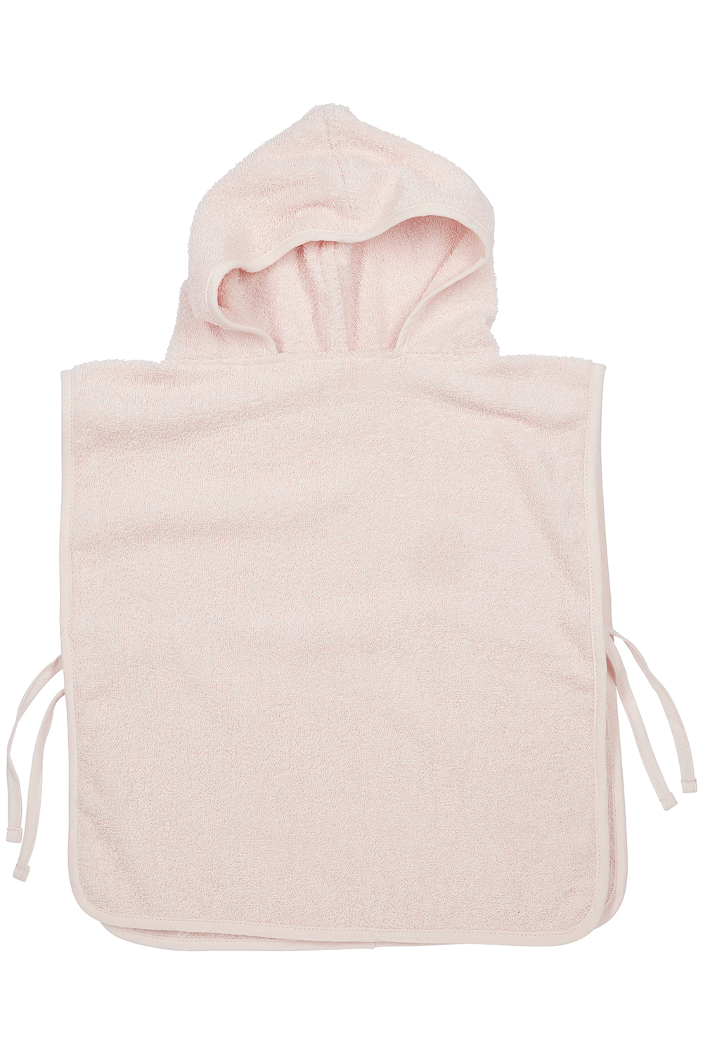 Badponcho badstof Uni - soft pink - 1-3 jaar