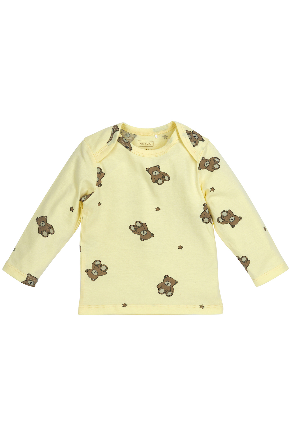 Baby Pyjama 2er pack Teddy Bear - soft yellow - 74/80