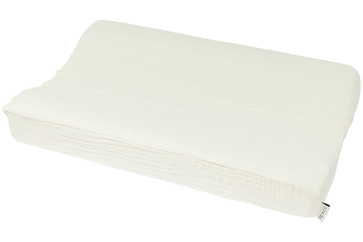 Aankleedkussenhoes hydrofiel Uni - offwhite - 50x70cm