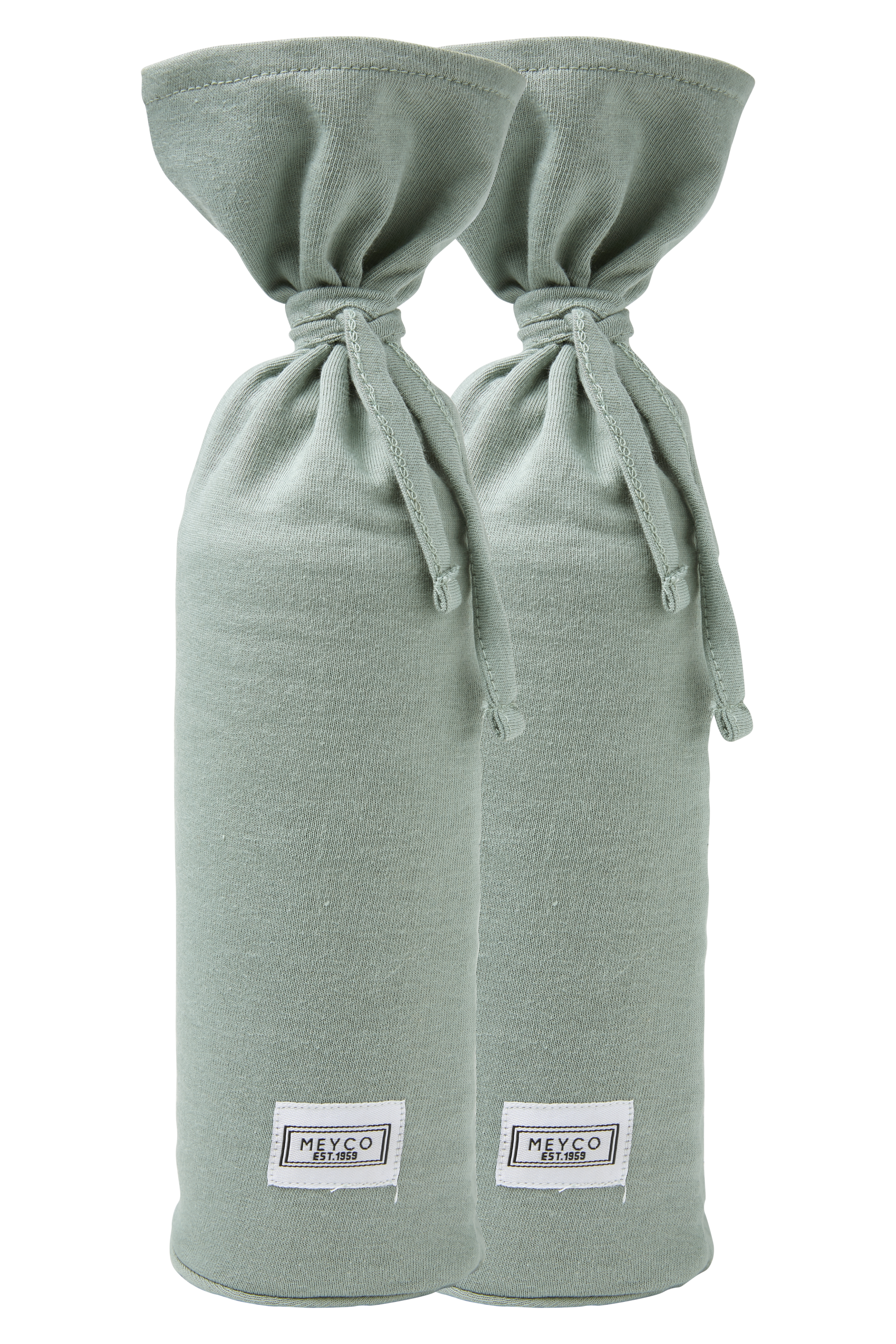 Hot water bottle cover 2-pack Uni - stone green