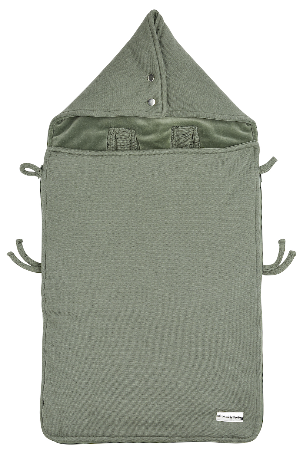 Fußsack Knit Basic - forest green - 40x82cm