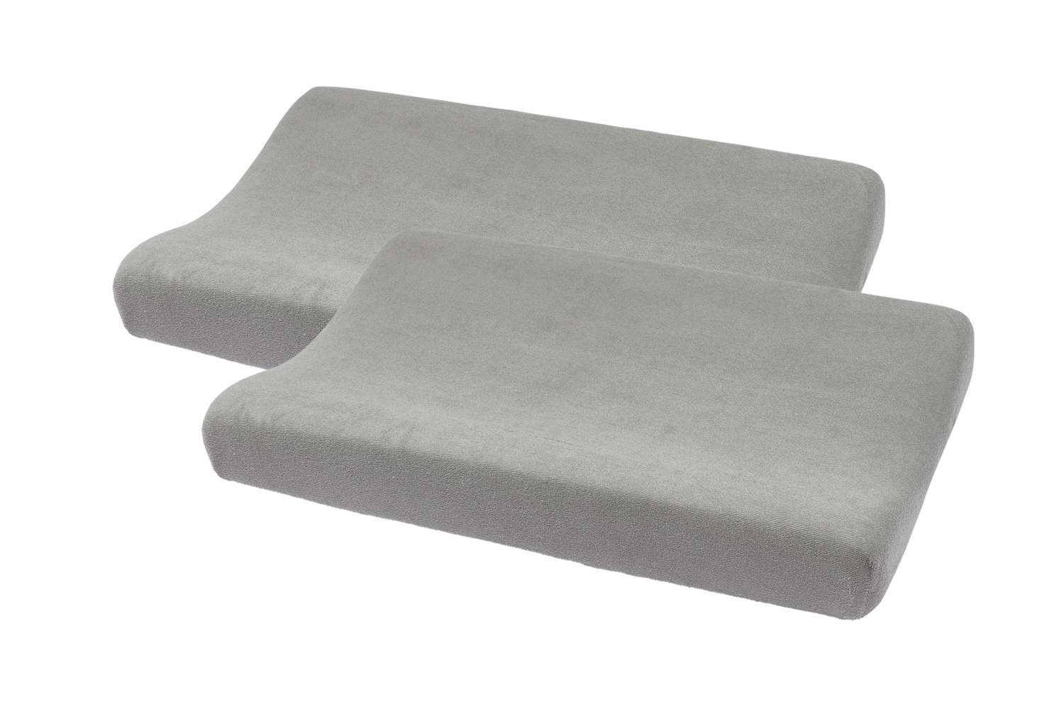 Changing pad cover Basic Terry 2-pack - Grey - 50x70cm 
