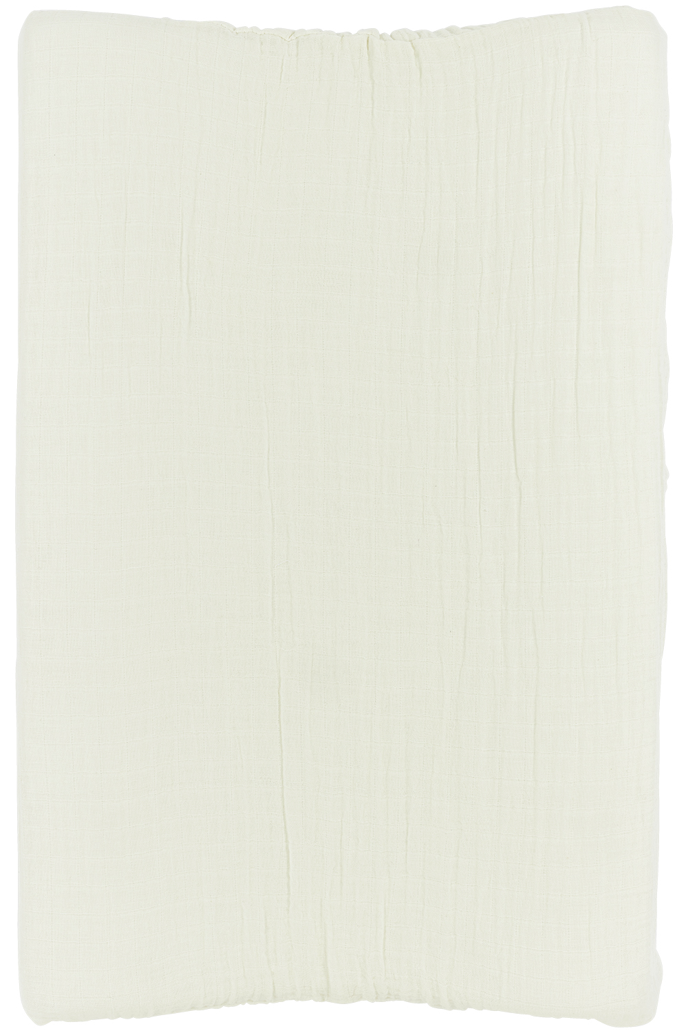 Changing mat cover pre-washed muslin Uni - offwhite - 50x70cm