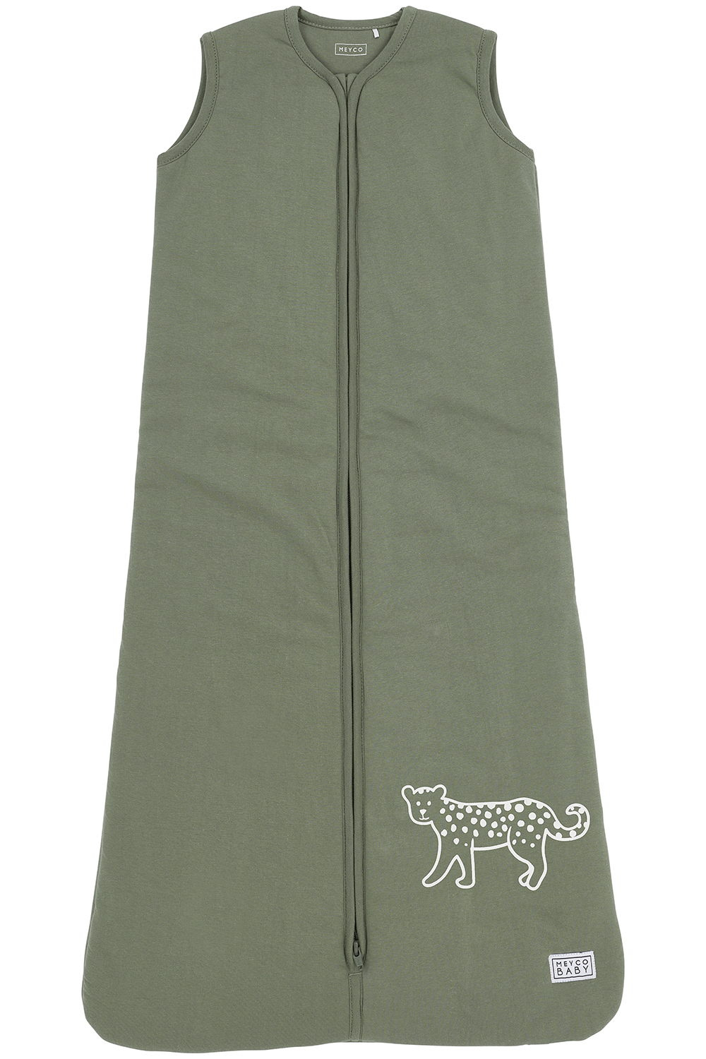 Sleepingbag lined 2-pack Cheetah - forest green - 70cm