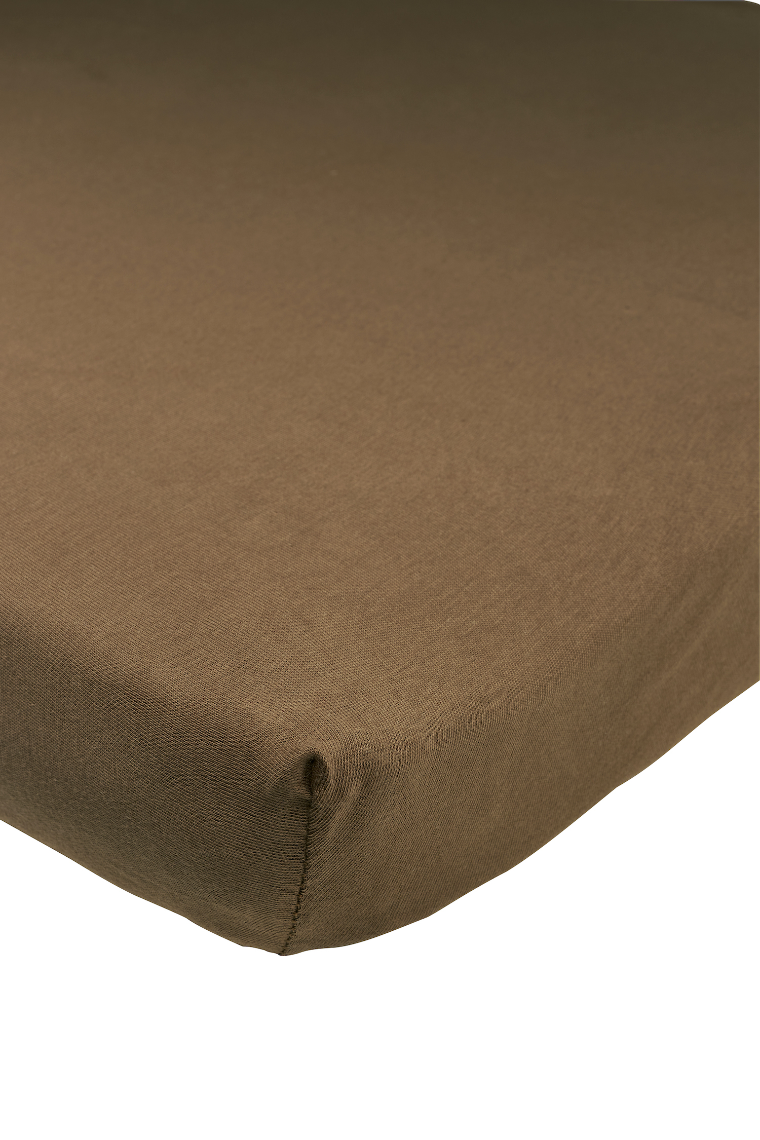 Jersey Hoeslaken Boxmatras - Chocolate - 75x95cm