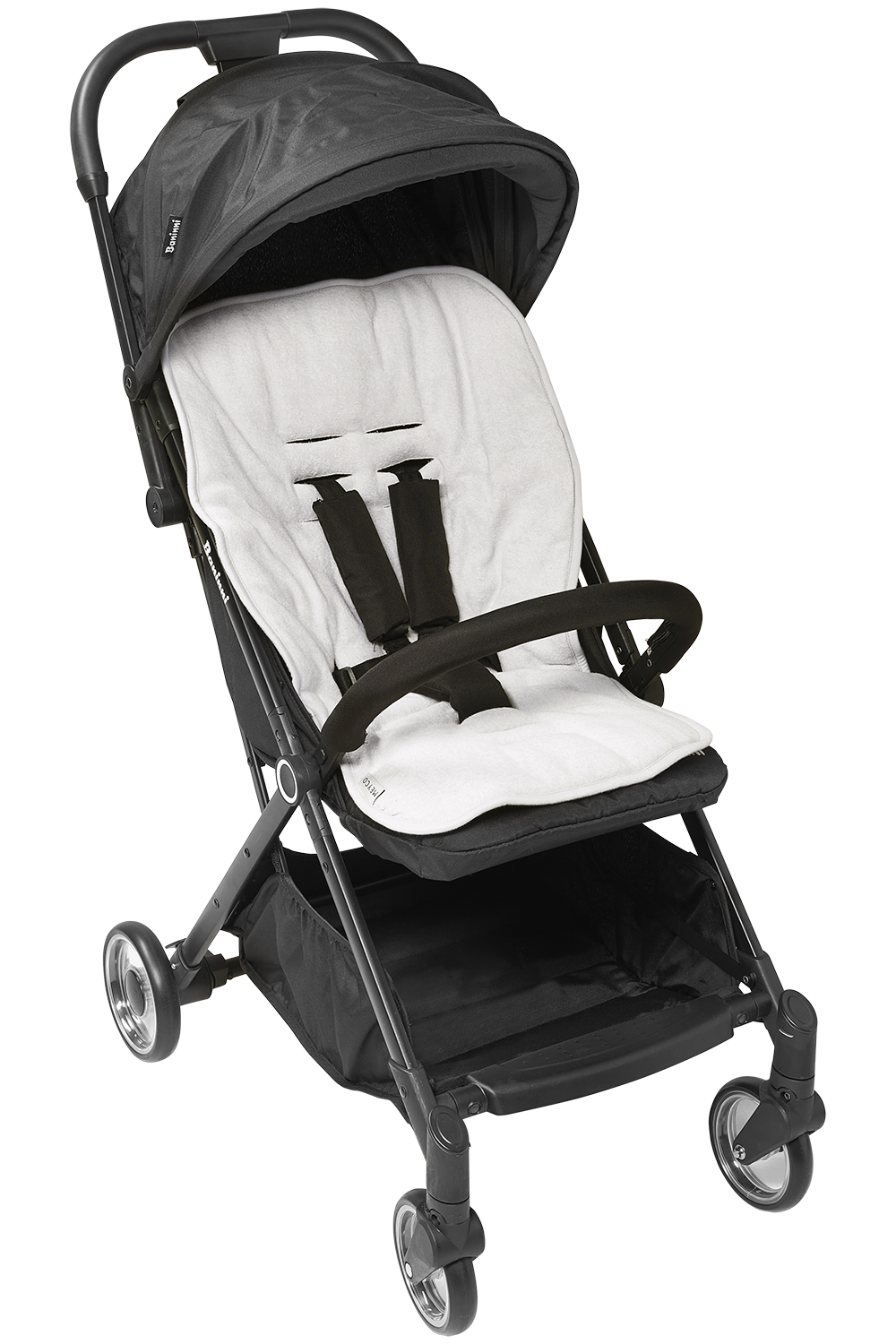 Buggy inlegger badstof Uni - light grey