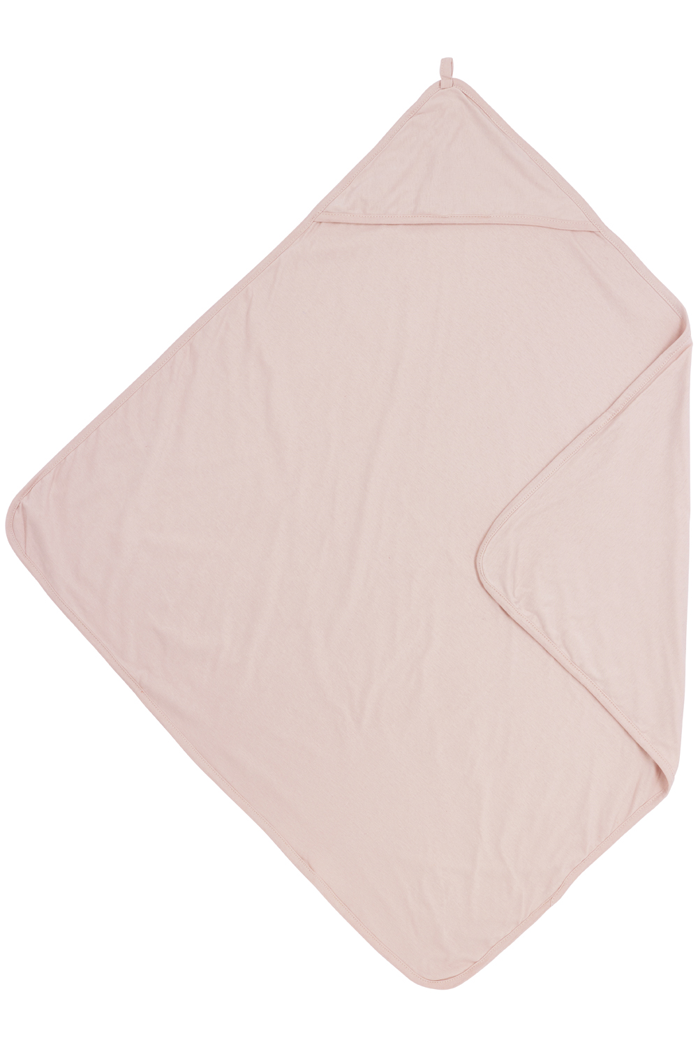 Kapuzentuch Uni - soft pink - 80x80cm
