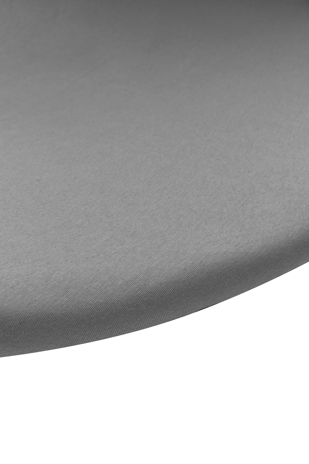 Jersey Fitted Sheet Playpen Mattress Round - Grey - 90/95cm