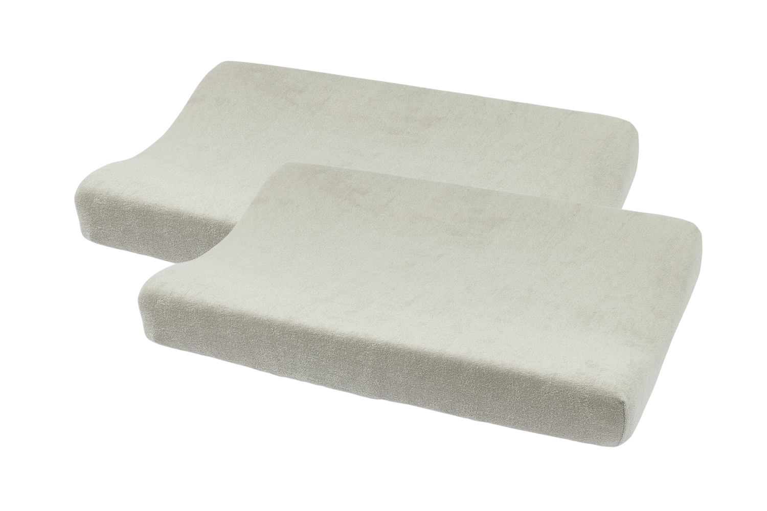 Changing pad cover Basic Terry 2-pack - Light Grey - 50x70cm 