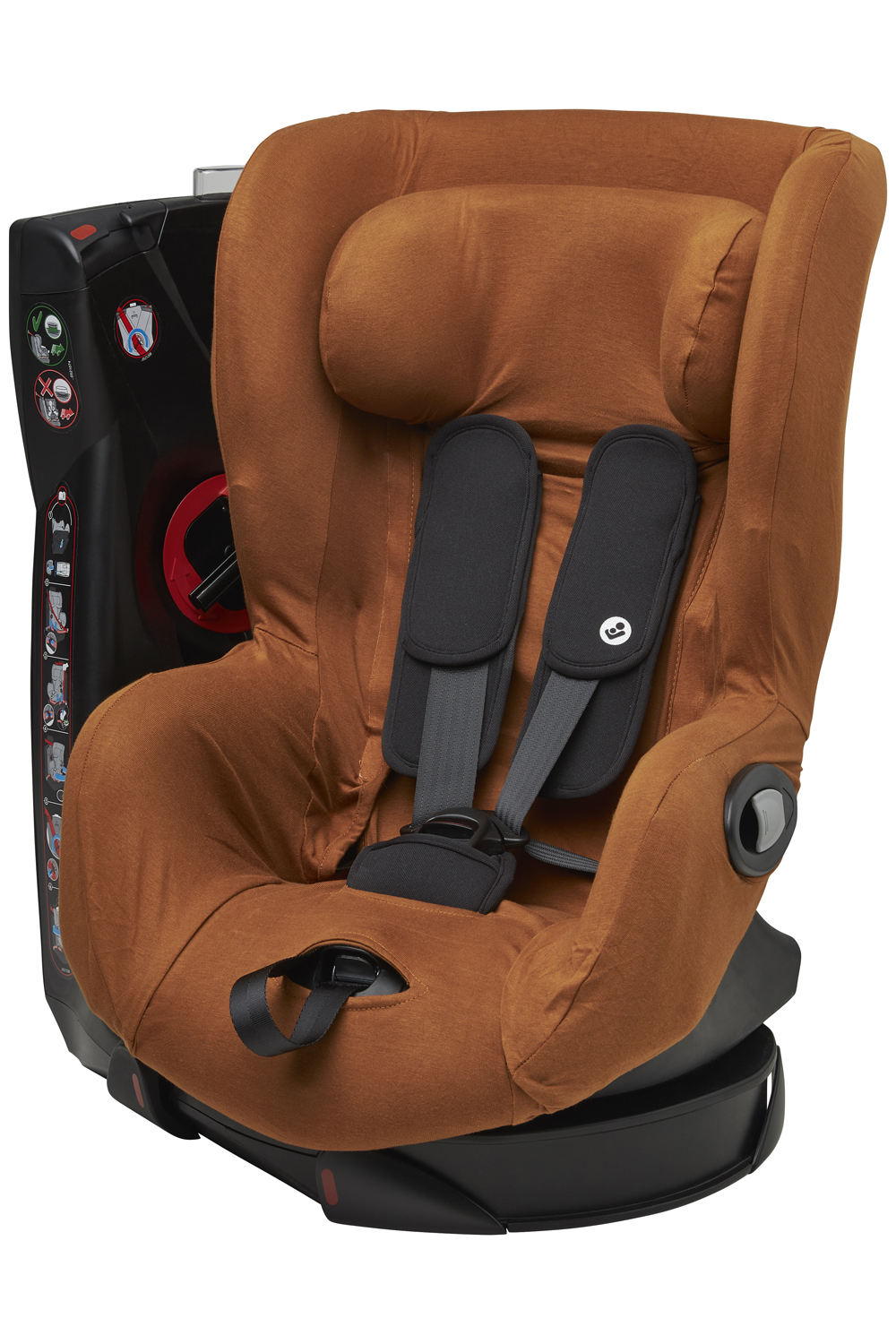 Car Seat Cover Basic Jersey - Camel - Group 1 With Headrest