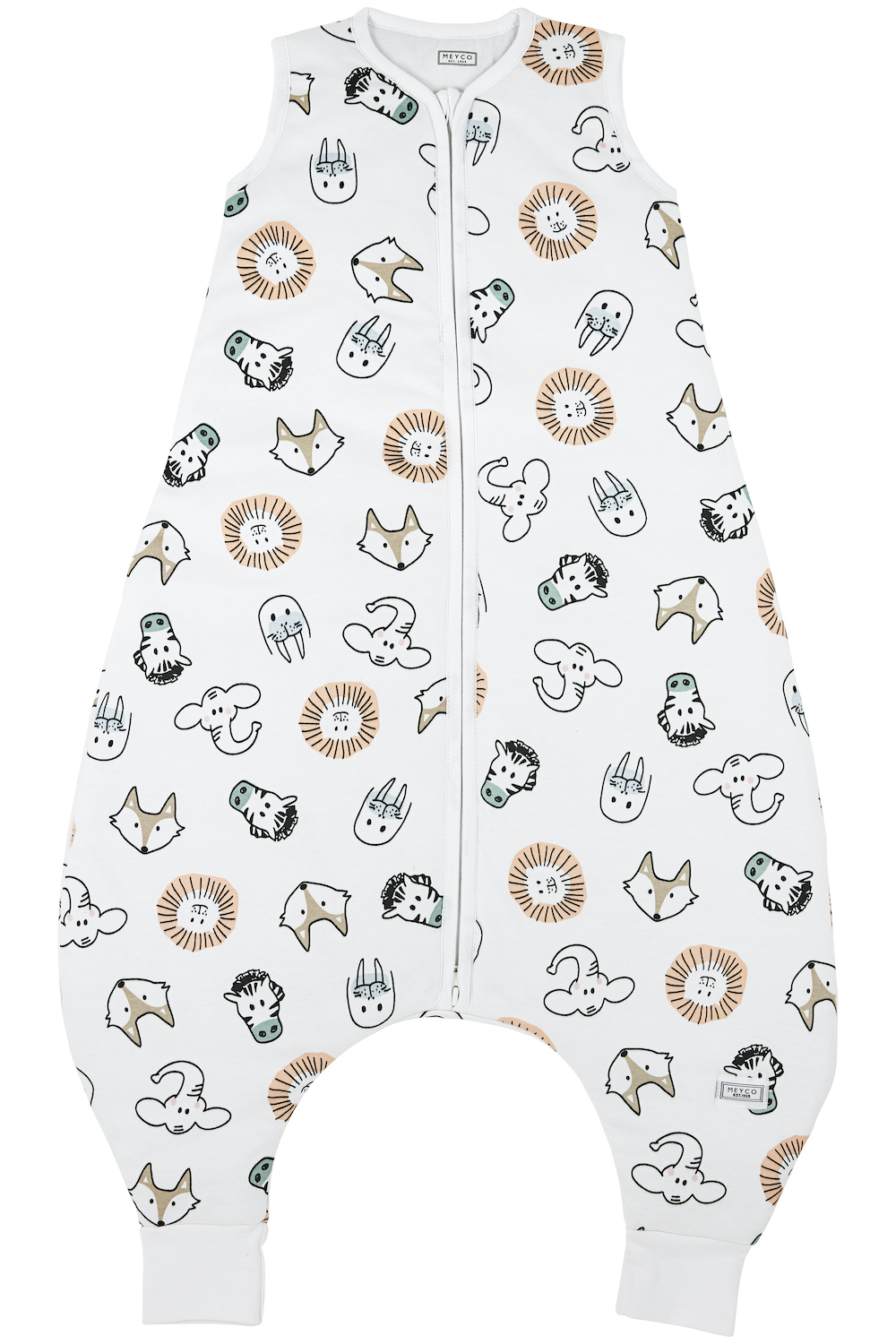 Baby winter slaapoverall jumper Animal - multicolour - 104cm