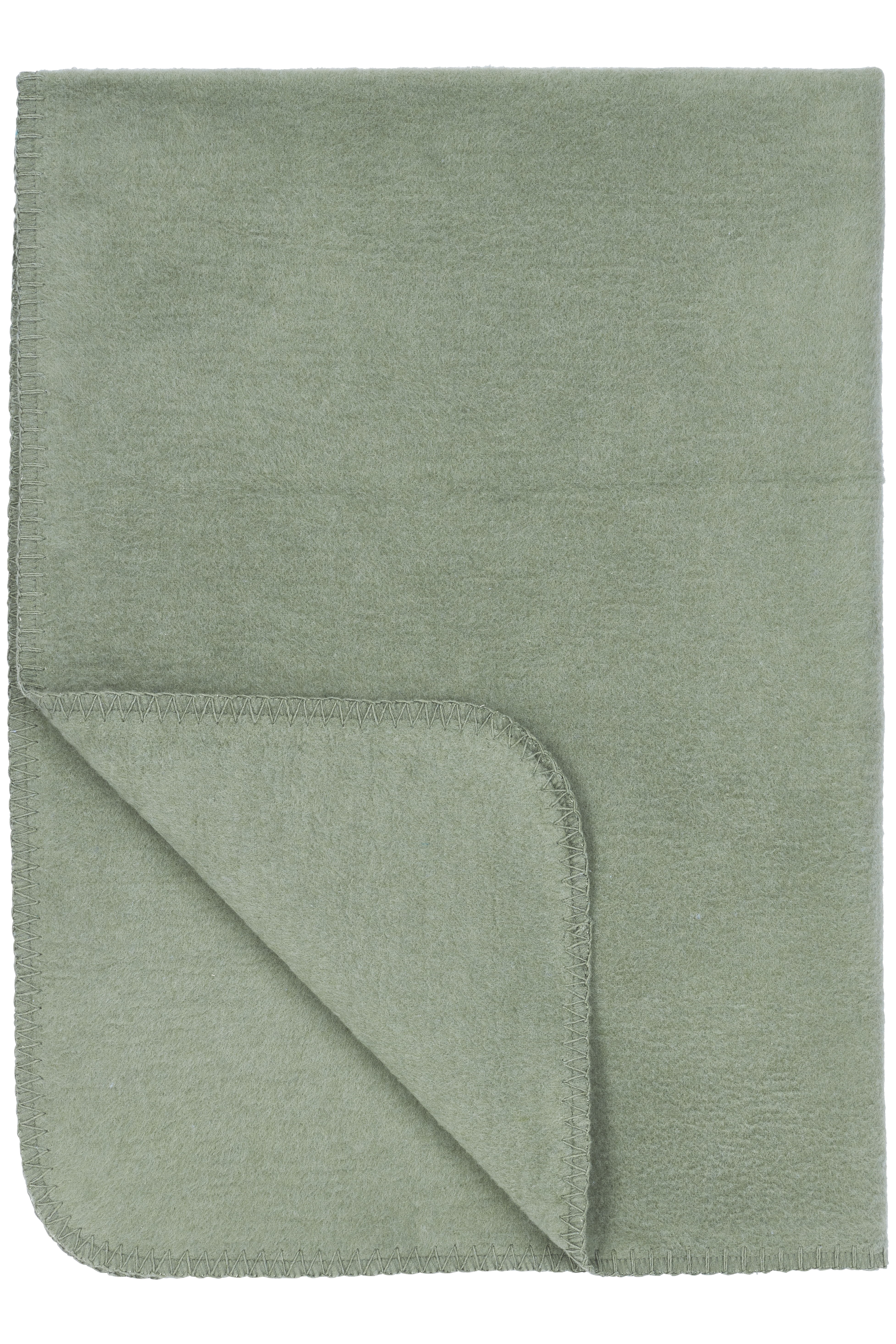 Babydecke Uni - forest green - 75x100cm