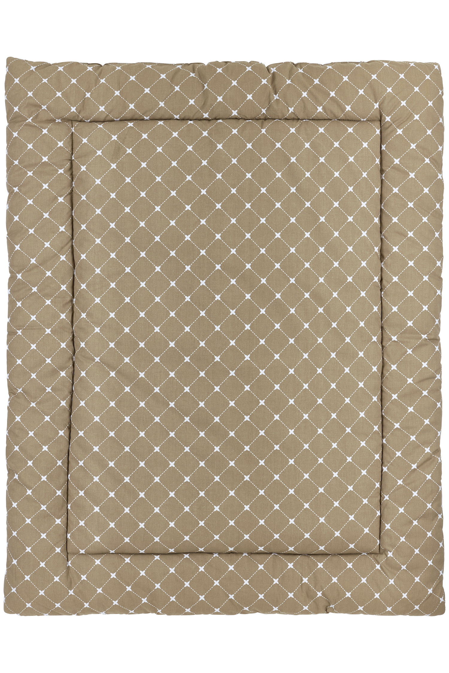 Playpen mattress - taupe - 80x100cm