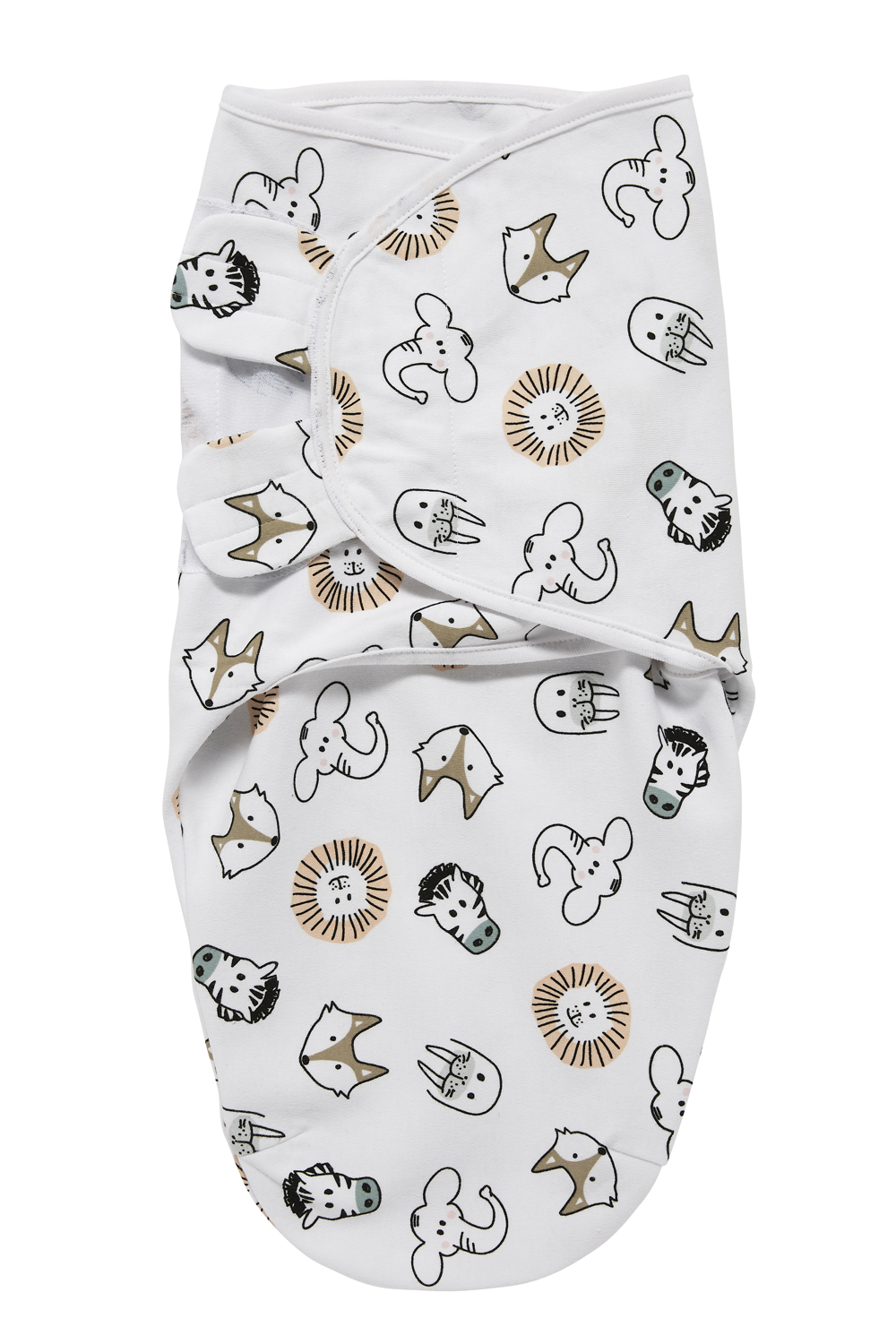 Swaddlemeyco inbakerdoek dubbellaags Animal - multicolour - 0-3 maanden