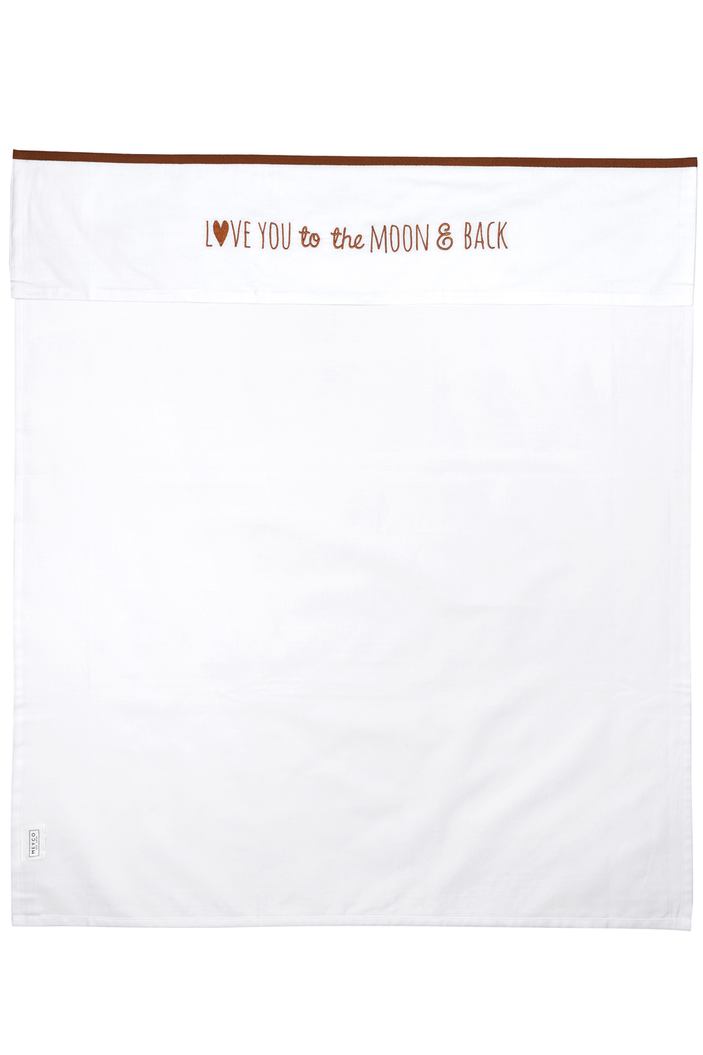 Ledikantlaken Love You To The Moon & Back - Camel - 100x150cm 