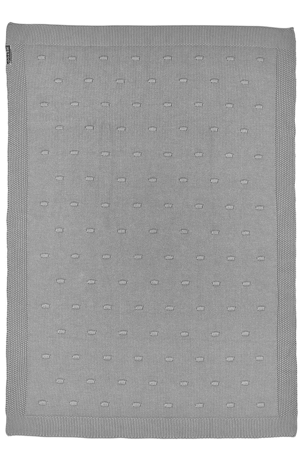 Babydecke Knots - grey - 75x100cm