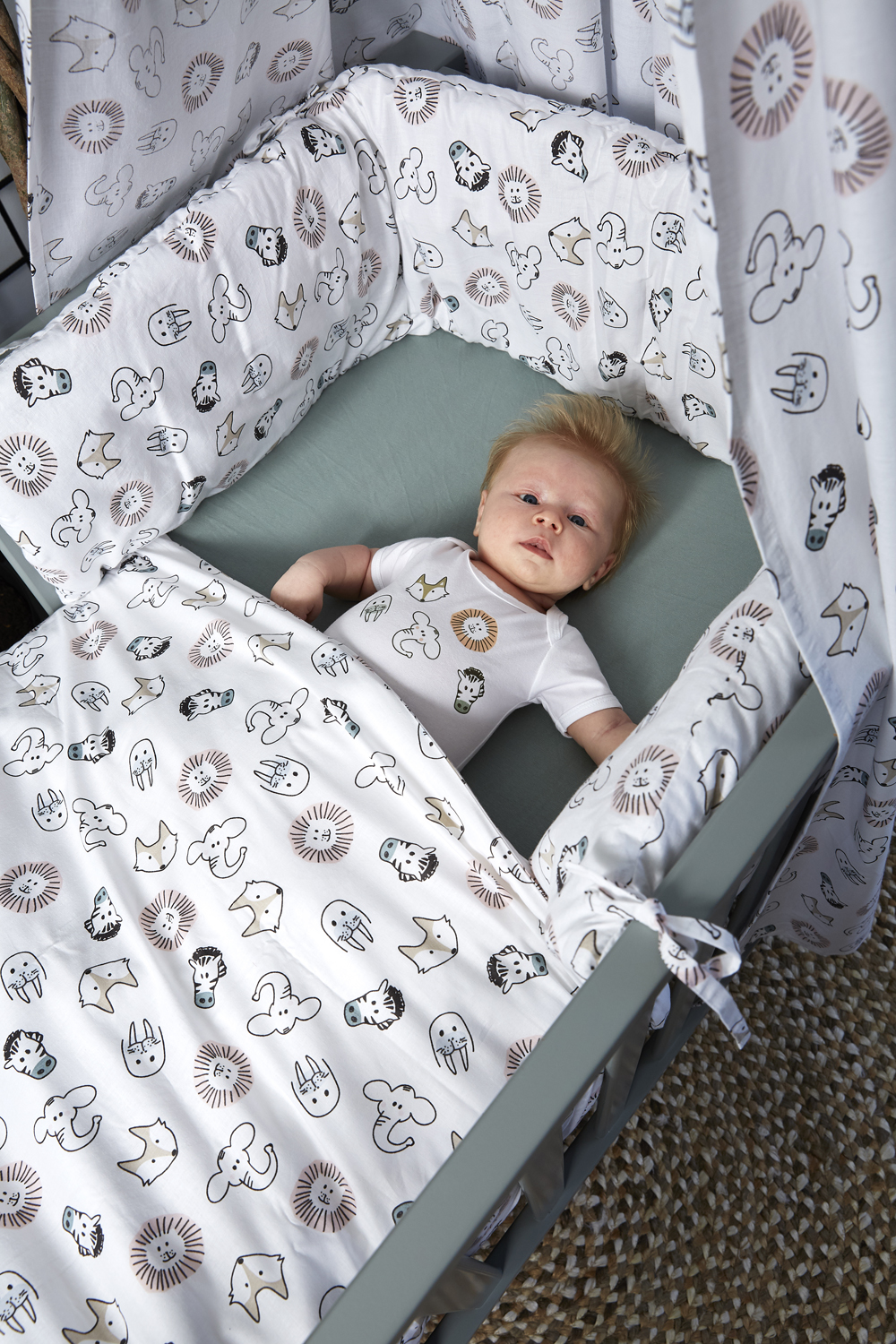 Jersey Hoeslaken 2-Pack - Stone Green - 60x120cm