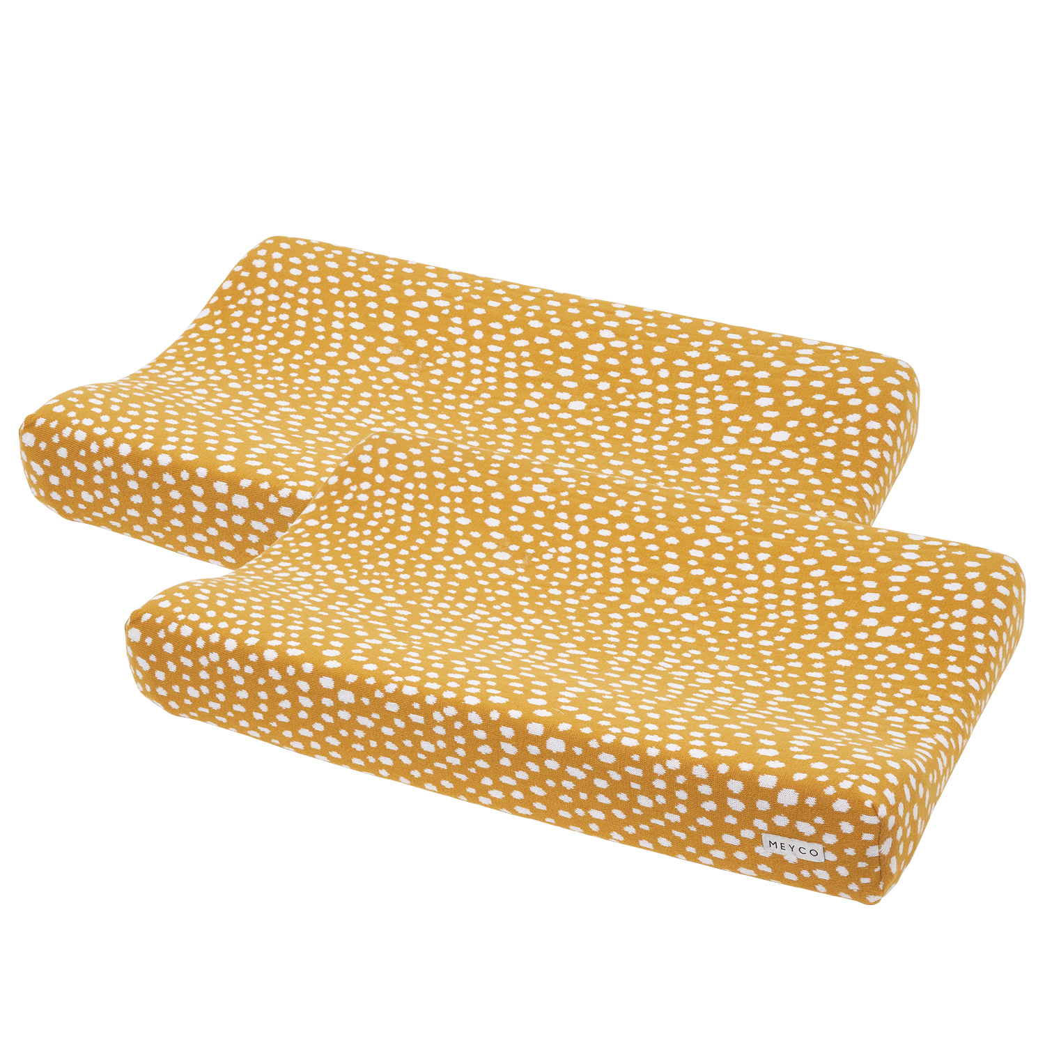 Aankleedkussenhoes 2-pack Cheetah - honey gold - 50x70cm