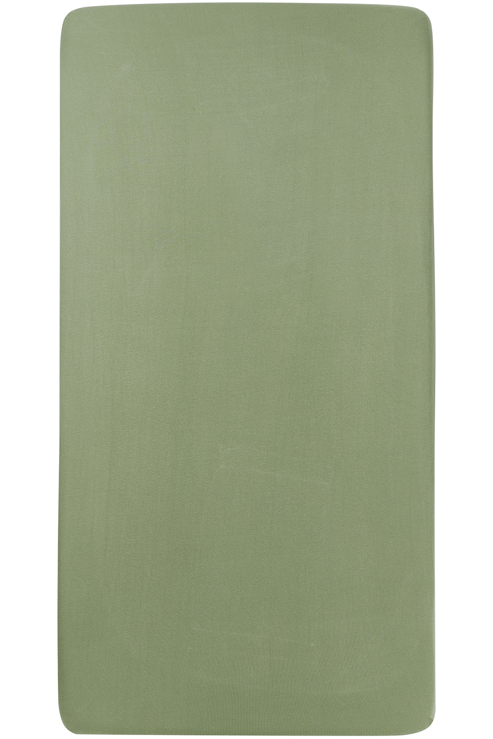 Spannbettlaken Wiege jersey Uni - olive green - 40x80/90cm