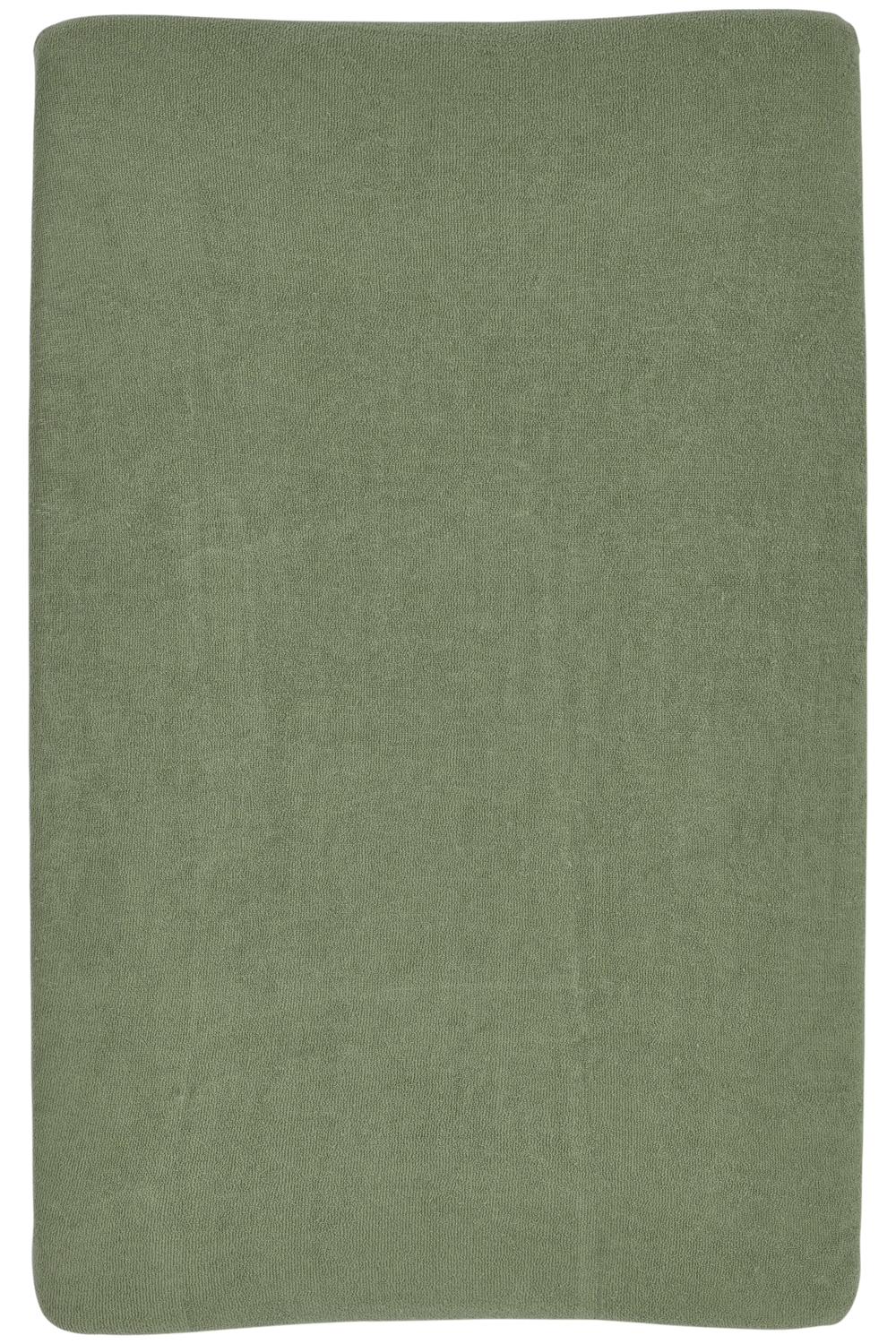 Aankleedkussenhoes badstof Uni - forest green - 50x70cm
