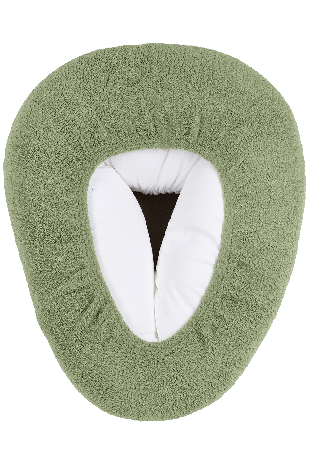 Relaxbezug für Stillkissen Teddy - olive green