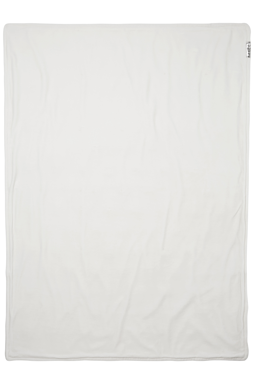 Wiegdeken Knots velvet - offwhite - 75x100cm