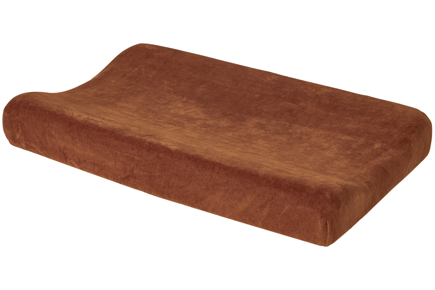 Changing mat cover Velvet - camel - 50x70cm