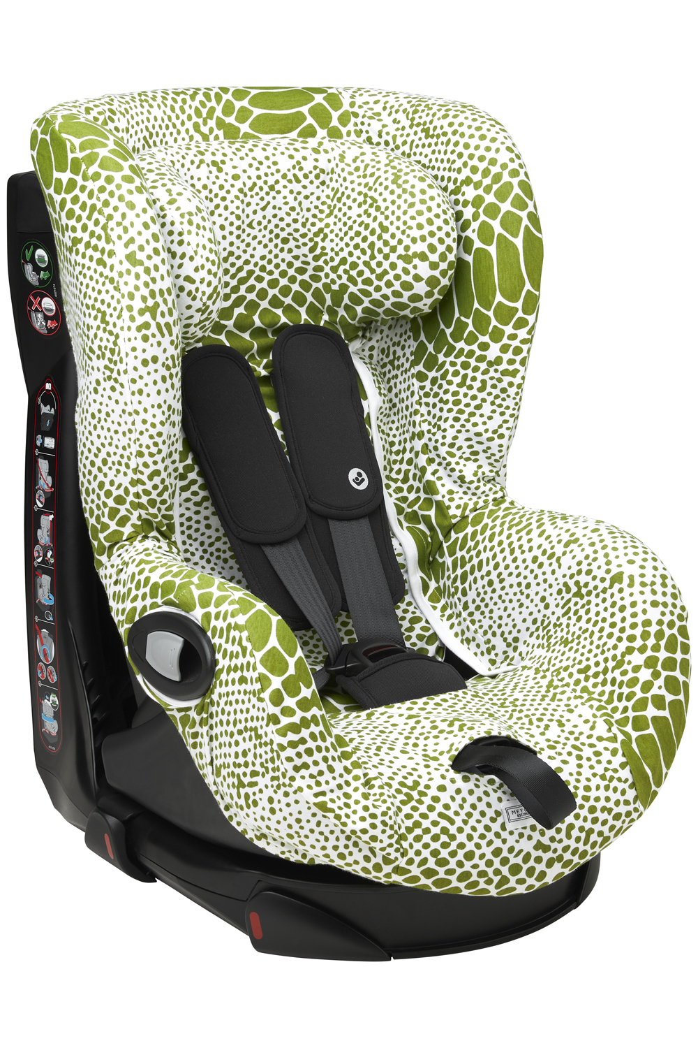 Car seat cover Snake - avocado - Group 1+ incl. headrest