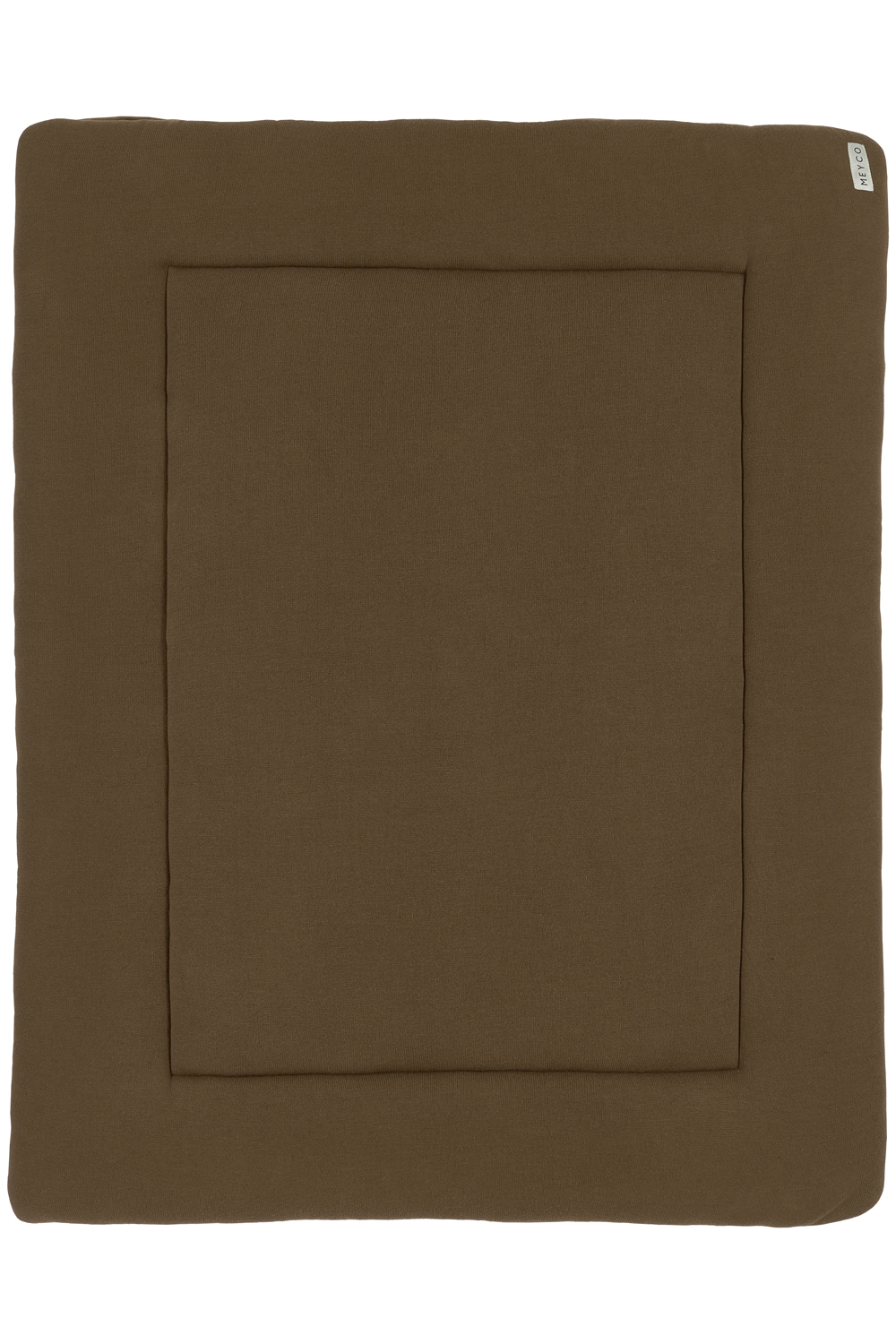 Boxkleed Knit Basic velvet - chocolate - 77x97cm