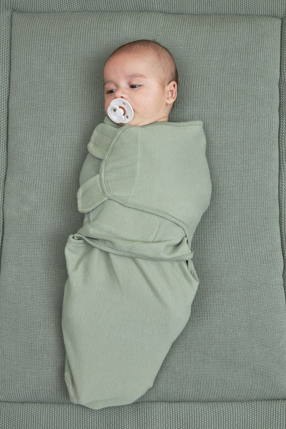 Swaddlemeyco - Forest Green - 0-3 Months