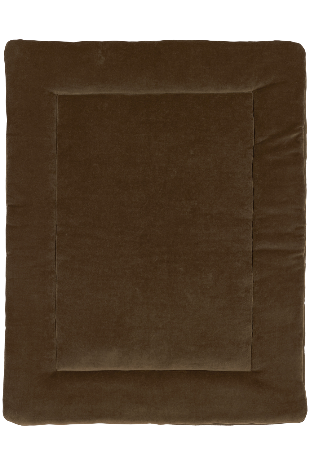 Laufgittereinlage Knit Basic velvet - chocolate - 77x97cm