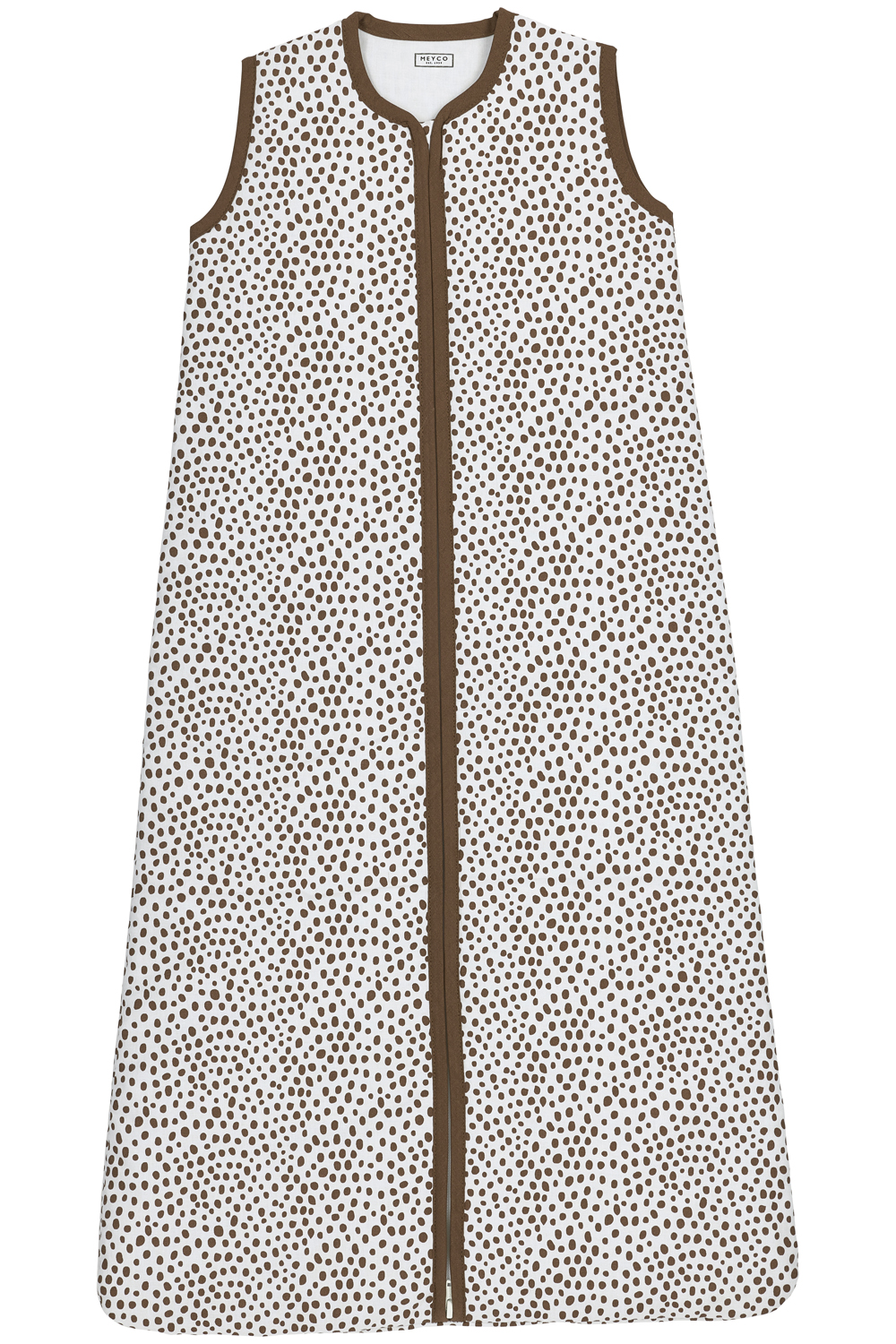 Baby slaapzak gevoerd Cheetah - chocolate - 110cm