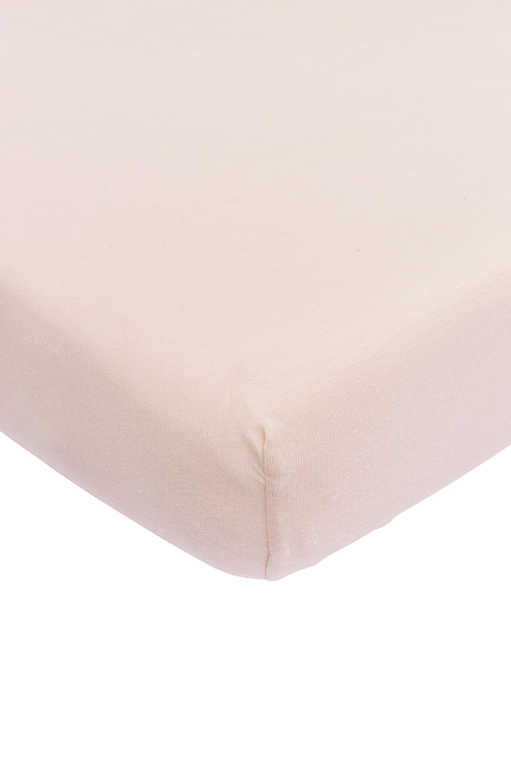 Jersey Fitted Sheet Cot Bed - Soft Pink - 60x120cm