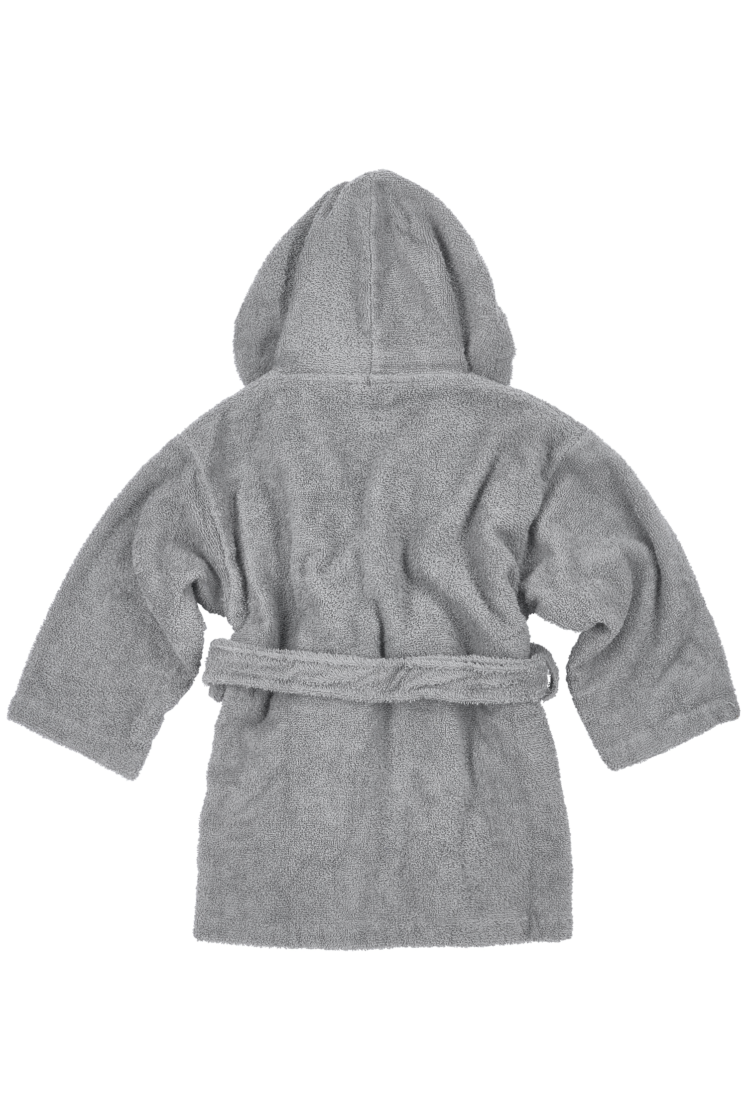 Bathrobe terry Uni - grey - 86/92