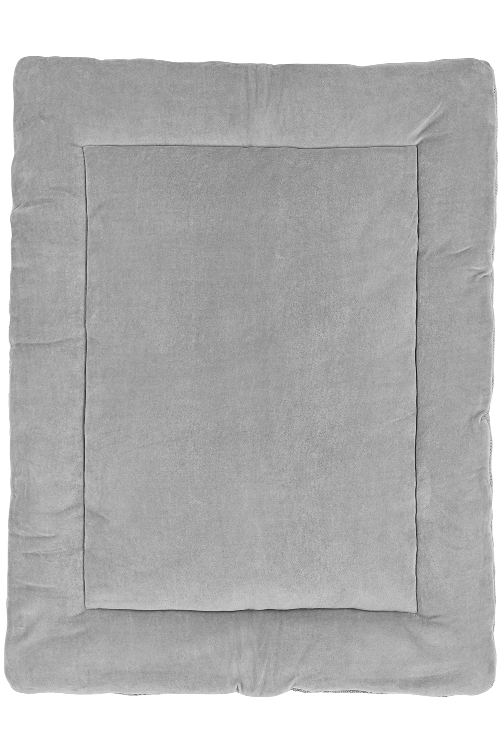 Boxkleed biologisch - grey melange - 77x97cm