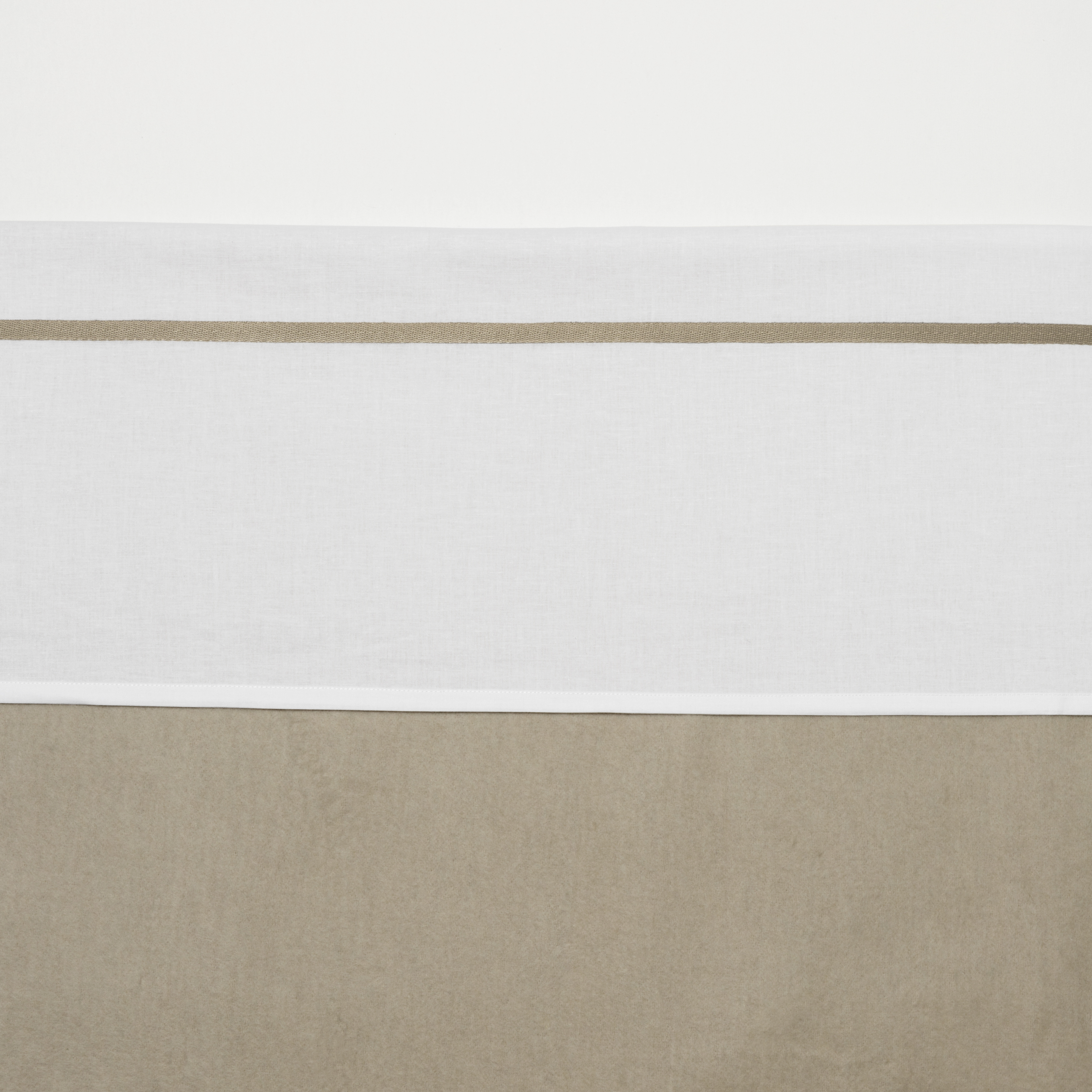 Crib sheet Bies - sand - 75X100cm