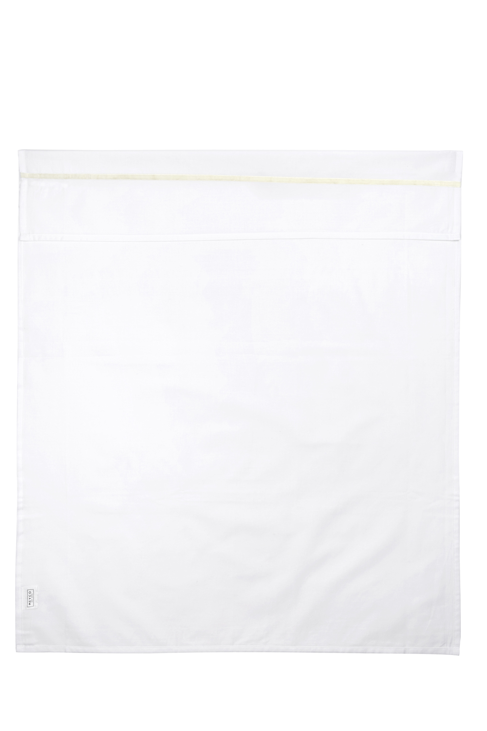 Cot bed sheet Piping velvet - offwhite - 100x150cm - 0.3 TOG