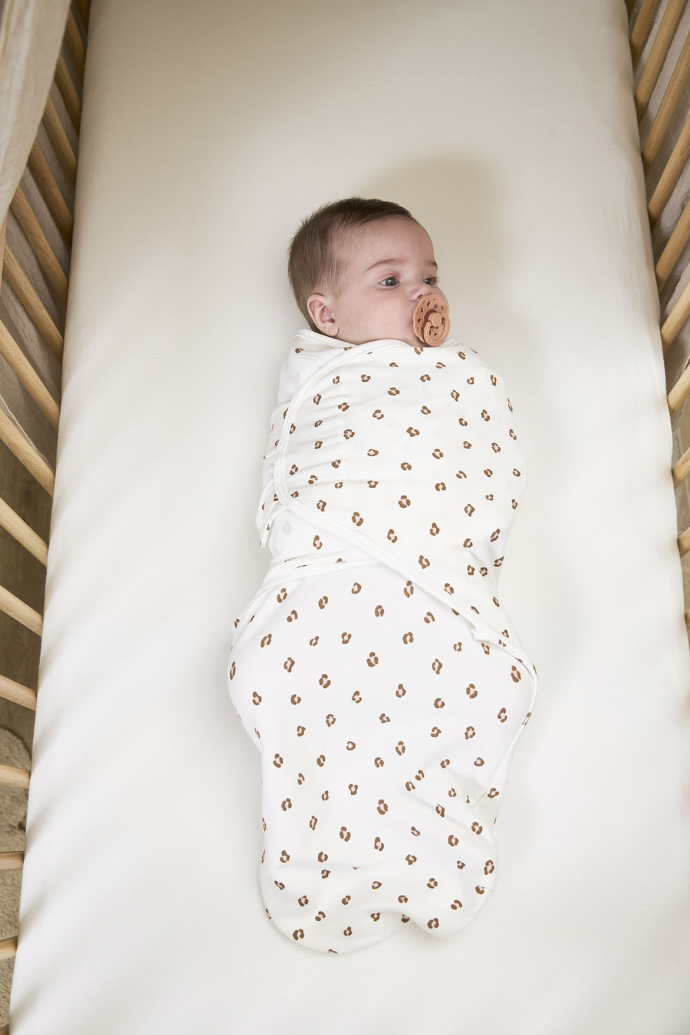 SwaddleMeyco inbakerdoek Mini Panther - soft pink - 4-6 maanden - 1.0 TOG